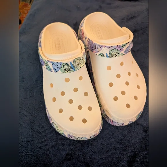 Butterfly platform Crocs - Picture 2 of 7